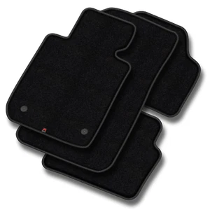 JA09-1 Juego Alfombrillas Velour Premium Mate Negro para Jaguar XE desde 2015 al - Imagen 1 de 8