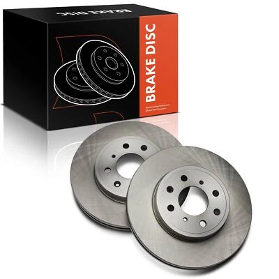 2x Front Left & Right Disc Brake Rotors for Honda Fit 2015 2016 2017 2018-2020 - Image 1 of 4