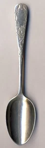 Sheffield Allen Darwin AD 1910 Sugar Spoon Silver Plate Fine Engraved Handle UK - Picture 1 of 6