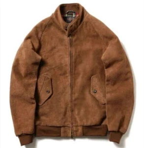 Beams Plus Suede Harrington Jacket G9 Brown Size S Men’s From Japan Good Item - Picture 1 of 6