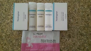 Neutrogena travel Shampoo, Conditioner, Lotion, Makeup Remover Wipe, 2 Soaps NEW - Picture 1 of 3