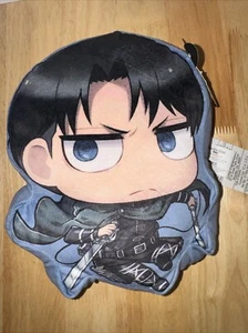Attack on Titan The Final Season Levi Shaped Pillow Anime Crunchyroll With Tag! - Picture 1 of 6