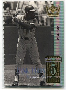 1999 Upper Deck Century Legends Century Collection 5 Hank Aaron 19/100