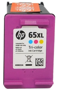 HP 65XL Color Ink Cartridge N9K03AN Genuine - Picture 1 of 2