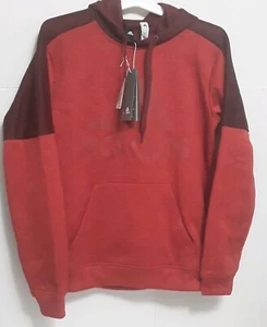 Adidas Men’s TI FLC PO LOGO Red Sweatshirt BQ8766 Size Small - Picture 1 of 6
