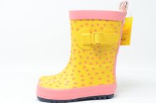 Kids' Garden Rain Boot Yellow Pink Multi Dot S (5/6) Sun Squad New