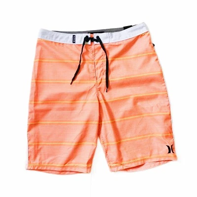 NWT Boys Hurley Bright Mango Swim Trunk Board Shorts 18 - Image 1 of 4