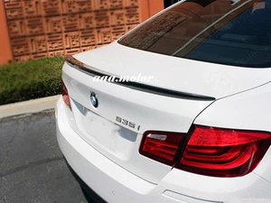 Carbono BMW F10 Trunk Deck Lip Spoiler M5 Type Sedan 528i 550i 535i 2010-2016 - Imagen 1 de 5