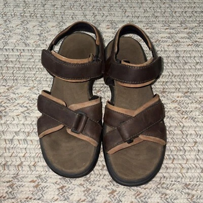 Sandalias Merrell Topo Sahara café oscuro para hombre talla 8 ¡USADAS EN EXCELENTE ESTADO! ¡Cómodo! Foto 1 de 4