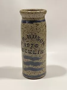 Westerwald Pottery Stoneware Uniontown Pa 1976 Blue Grey Rocklin - Picture 1 of 5