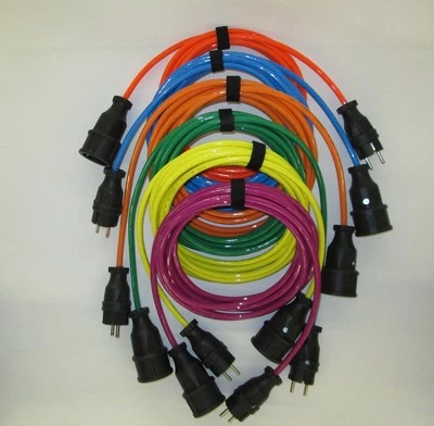 Verlängerungskabel  220V Voll PUR H07BQ-F3X1,5mm² für den Außenbereich - Bild 1 von 2