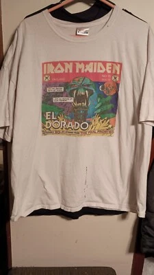  Distressed 铁娘子衬衫 El Dorado Hanes Heavyweigt 如图所示 — 第 1/4 张图片