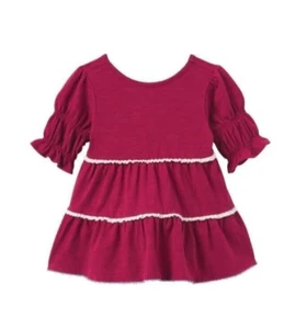 Matilda Jane Heart to Heart Dahlia Knit Puff Sleeve Peasant Tunic Size 12 NWT - Picture 1 of 1