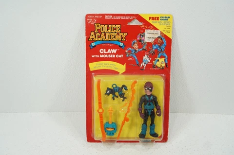 Police Academy Claw Mouser Cat Action Figure Kenner 1988 Cover