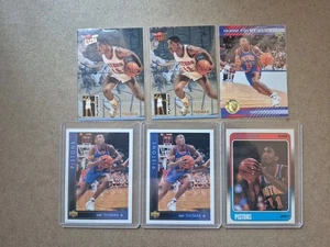 1988-1994 Isiah Thomas 6 Card Lot + EXTRAS Detroit Pistons Great Condition - Picture 1 of 2