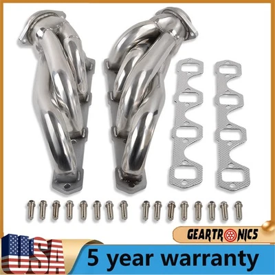 Cabezal colector de acero inoxidable con juntas para Ford Mustang 5.0 V8 GT LX SVT 1979-1993 Foto 1 de 4