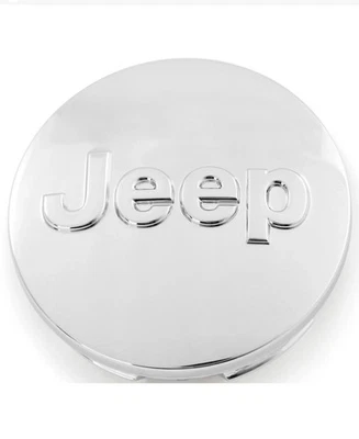 OE Genuine Jeep Chrome Center Cap 1LB77TRMAC for Multiple Models CAP1921 - Image 1 of 4