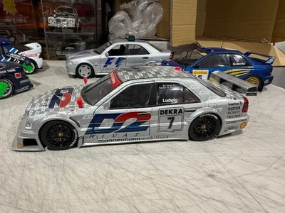 UT MODELS  MERCEDES BENZ C CLASS DTM CLASS 1 RACE CAR - SILVER 1:18 - Image 1 of 4