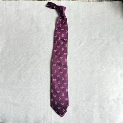 Corbata corbata usada LUIGI BORRELLI para hombre unisex alféizar multicolor preciosa O40 Foto 1 de 4