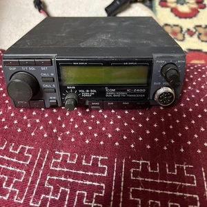 Icom IC-2400 Dual Band Amateur Radio Transceiver japan with Mic and Power Cable - Zdjęcie 1 z 24