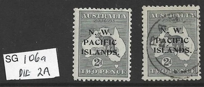 N.W.P.I. 2d MUH & 2d Used. Die 2a. SG 106a - image 1 of 2