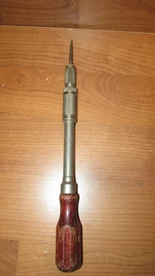 Vintage Craftsman 1071 21" Push Ratcheting Spiral Screwdriver Drill Made in USA - Image 1 of 4