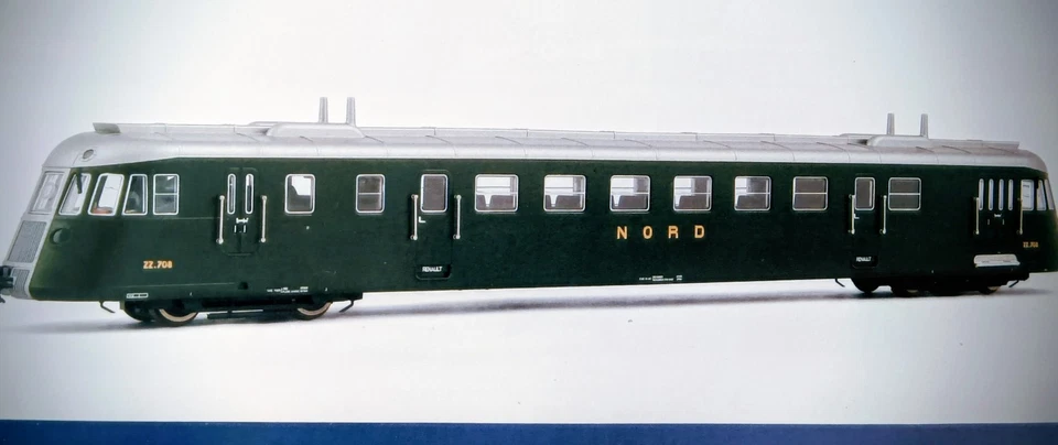 Electrotren HO 2120 Diesel Railcar ABJ 1 of the Compagnie de Fer du NORD, Ep. II - Image 1 of 4