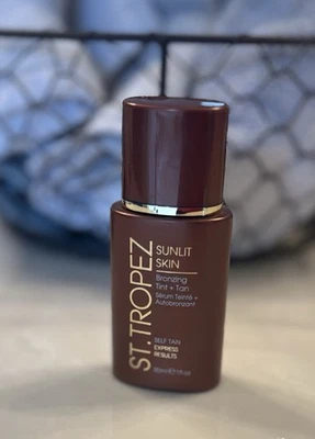 ST TROPEZ  Sunlit Skin Bronzing Tint and Self Tan Face Serum, 1 Fl Oz - Image 1 of 4