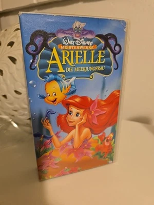 Arielle - Walt Disney Die Meerjungfrau VHS Kassette Mit Hologramm - Bild 1 von 4