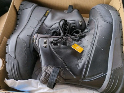 Hombres Columbia Bugaboot CELSIUS GOLD OMNI HEAT Impermeable Cuero Bota 10.5 Ancho Foto 1 de 4