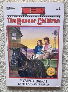 THE BOXCAR CHILDREN-MYSTERY RANCH PAPERBACK BOOK 4-GERTRUDE CHANDLER WARNER-USED - Picture 1 of 2