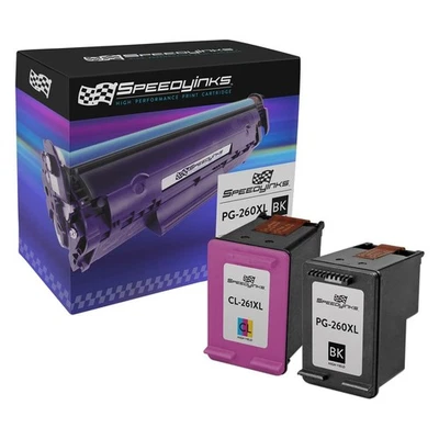 Speedy Replacement for Canon PG-260XL Black CL-261XL Color HY Ink Cartridges 2PK - Image 1 of 4