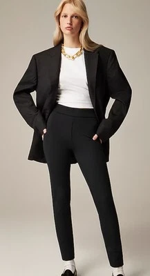 J. Crew Pixie pant in stretch ponte in black Sz Med Petite NWT MSRP $$98 - Image 1 of 4