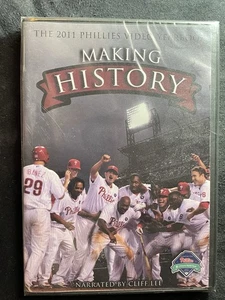 $1 DVD MAKING HISTORY 2011 PHILADELPHIA PHILLIES VIDEO YEARBOOK BASEBALL NEW - Imagen 1 de 2