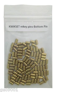 100 Pezzi Kwikset Rekey Bottom Pins #3 Kit di Spille Rekeying da fabbro - Foto 1 di 1
