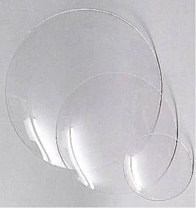 Uhrglas 127,5 /147,5 /157,5 / 177,5mm, Glas für Großuhren, gewölbt, Kunststoff - Bild 1 von 2