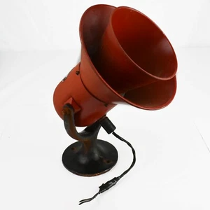 FEDERAL Sign & Signal Air Raid Siren Warning Red Large Vintage Electric Powered  - Picture 1 of 12