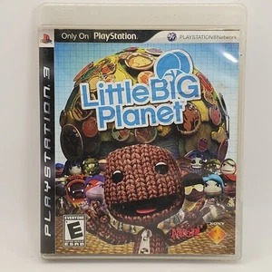 Little Big Planet PS3 Sony Playstation 3 2007 Etiqueta Negra - Imagen 1 de 3