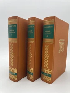 Tragedie e commedie Guglielmo Shakespeare 3 volumi Salani 1976 - Picture 1 of 4