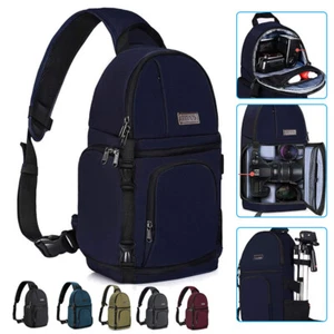 Waterproof Camera Bag Case DSLR/SLR/Mirrorless Backpack for Nikon Canon Sony - Picture 1 of 60