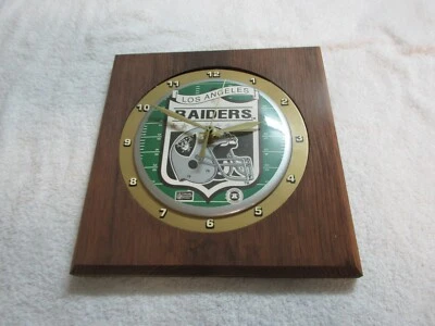 Los Angeles Raiders, NFL, Relógio de Parede, Vintage, Colecionável - Imagem 1 de 4