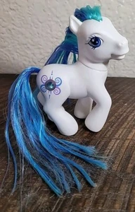 Hasbro G3 My Little Pony 2003 MLP Periwinkle White Pony Blue Gem Figure White - Picture 1 of 19