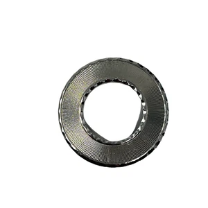 Lieba USA Scarf Clip Signed Textured Silver Tone Open Circle - Picture 1 of 10