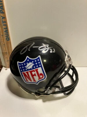 MUY RARO MINI CASCO FIRMADO POR JOHN BECK & RONNIE BROWN DE LOS MIAMI DOLPHINS DE LA NFL con certificado de autenticidad Foto 1 de 4