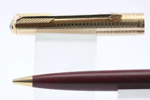 Vintage (c1967-72) Parker 65 Burgundy & Consort Cap Mechanical Pencil, GT - Picture 1 of 8