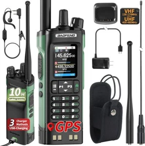 BAOFENG UV32 Amatorskie Walkie Talkie USB Typ C Radio lotnicze GPS Bluetooth APLIKACJA - Zdjęcie 1 z 9