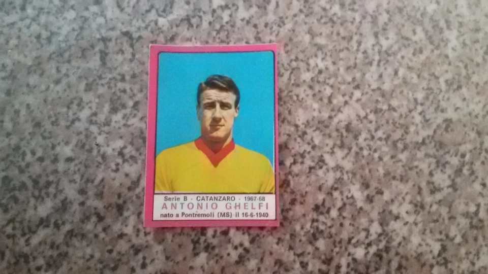 GHELFI (CATANZARO)ALBUM CALCIATORI PANINI 1967-68 1968 ORIGINALE OTTIMA RECUPERO - Immagine 1 di 1