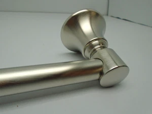 DORN BRACHT JEFFERSON 600mm Platinum Matte Towel Bar 830608200620 #163KZ - Picture 1 of 8
