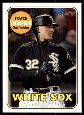 2018 Topps Heritage Trayce Thompson Chicago White Sox #530 - Image 1 of 2