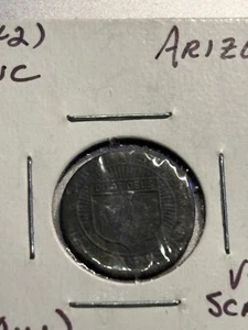 Arizona State Tax Commission 1 Mill 1942 Sales Tax Token Moneda Zinc - Imagen 1 de 4